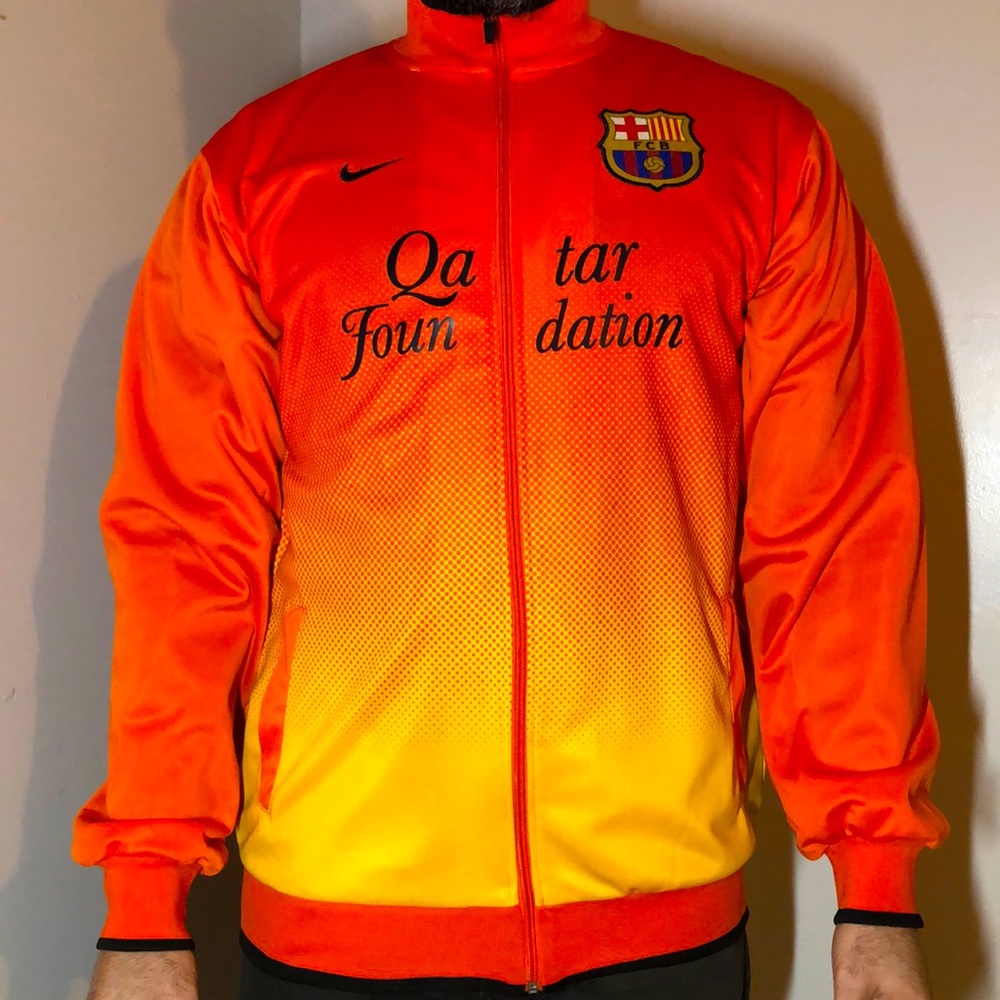 Barcelona soccer team zip-up